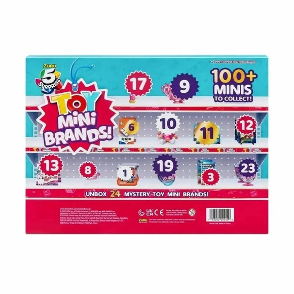 NEW Zuru TOY MINI BRANDS 2021 Advent Calendar with 24 Surprises *RETIRED - Picture 4 of 5